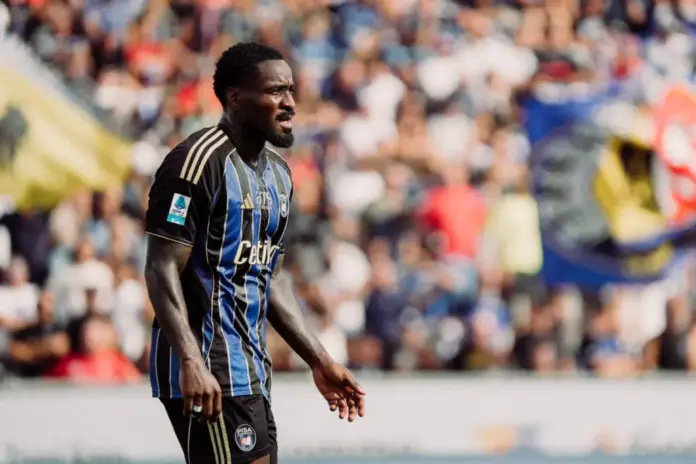 Nzola, attaccante del Pisa