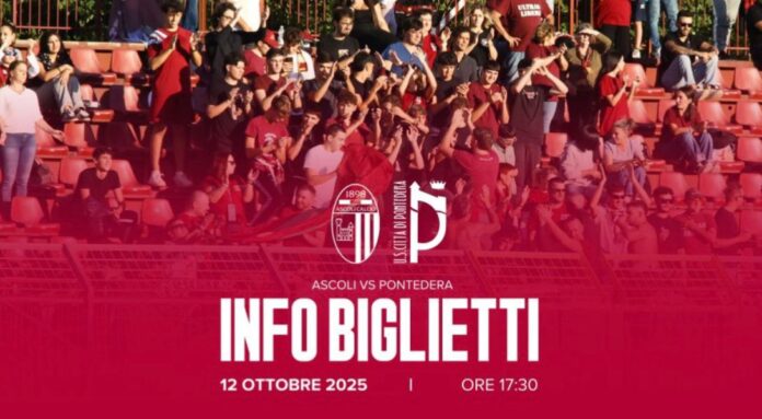 Ascoli Pontedera biglietti
